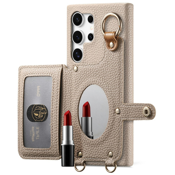 Puzdro pre Samsung Galaxy S25 Ultra, GKK Leather, čierne
