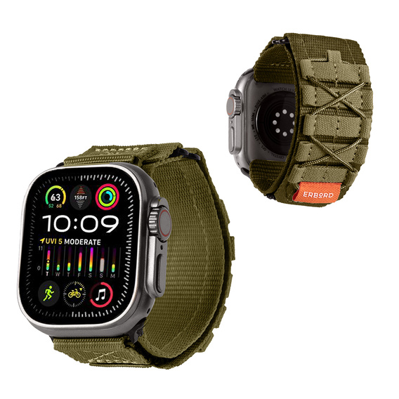 Nylonový remienok ERBORD Runner pre Apple Watch 1/2/3/4/5/6/7/8/9/SE/ULTRA/ULTRA 2 42/44/45/49MM