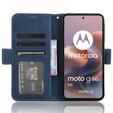 Klapkové puzdro pre Motorola Moto G86 Power 5G, Card Slot, tmavomodré