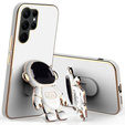 Obal na mobil pre Samsung Galaxy S22 Ultra, Astronaut, biele