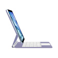 Puzdro s klávesnicou pre iPad Air 13" 2024, Magnetic Keyboard Touchpad, fialové
