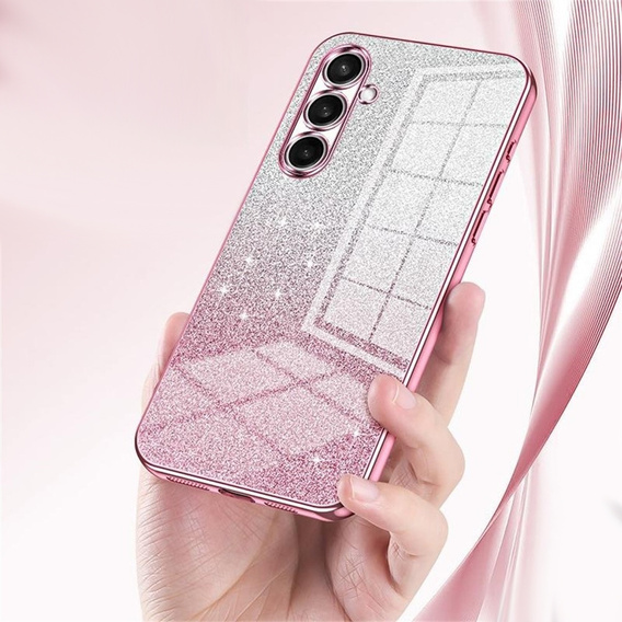 Glitter Case CamShield pre Samsung Galaxy A57 5G, ružový