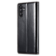 CASEME flipové puzdro pre Samsung Galaxy A34 5G, Waxy Textured, čierne