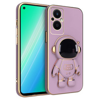 Obal na mobil pre Oppo Reno7 Lite 5G, Astronaut, fialové