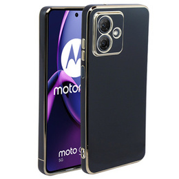 Puzdro pre Motorola Moto G54 5G, Glamour CamShield, čierne