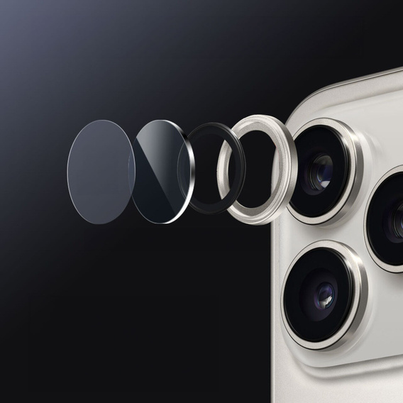 ERBORD OPTIK Pro sklo na fotoaparát (2 ks) pre iPhone 17 Pro / 17 Pro Max