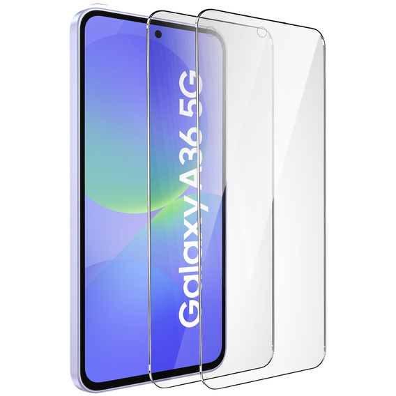 2x tvrdené sklo ERBORD 9H Hard Glass na displeji pre Samsung Galaxy A36 5G
