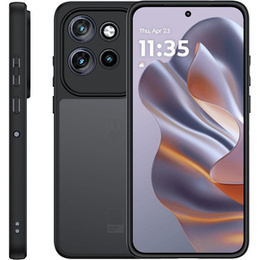 Obal na mobil pre Motorola Edge 50 Neo / Motorola ThinkPhone 25, Fusion Hybrid, transparentné / čierne