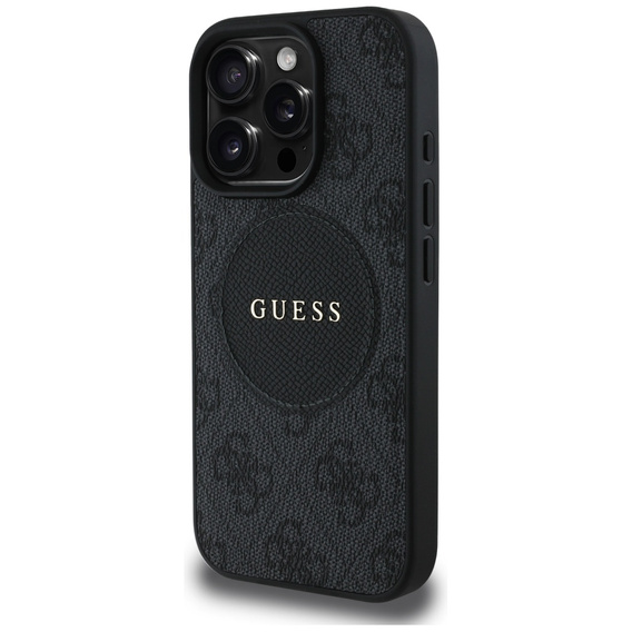 Puzdro Guess 4G Circle s klasickým logom, pre MagSafe pre iPhone 16 Pro