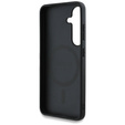 GUESS Obal na mobil pre Samsung Galaxy S25, 4G Ring Classic Logo, hnedé