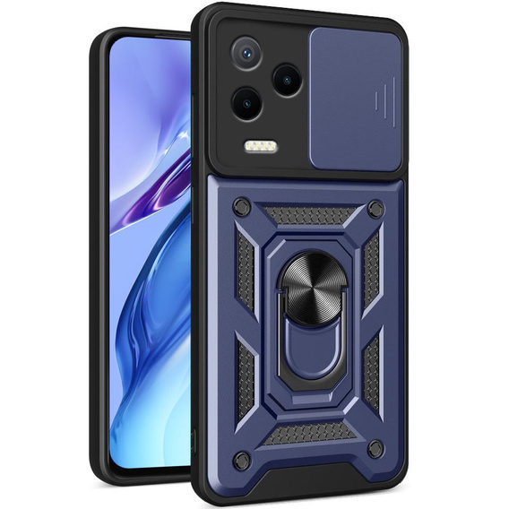 Obal na mobil pre Infinix Note 12 2023, CamShield Slide, modré