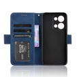 Klapkové puzdro pre Oppo Reno 13, Card Slot, tmavomodré