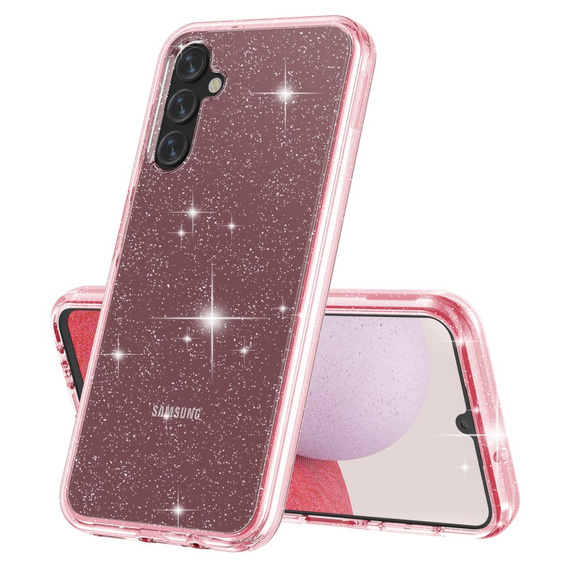 Obal na mobil pre Samsung Galaxy A14 4G/5G, Glittery Powder, ružové