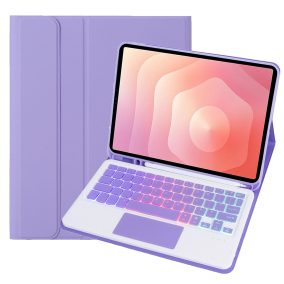 Puzdro s podsvietenou Bluetooth klávesnicou a touchpadom pre Samsung Galaxy Tab S11