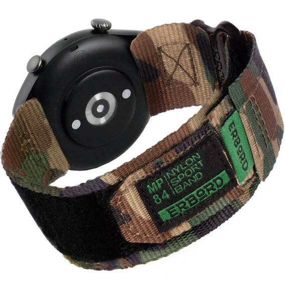 ERBORD MP84 Nylonový remienok pre Samsung Galaxy Watch 4/5/6 40/42/43/44/45/46/47MM
