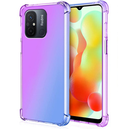Puzdro pre Xiaomi Redmi 12C, Gradient Dropproof, Fialová / modrá