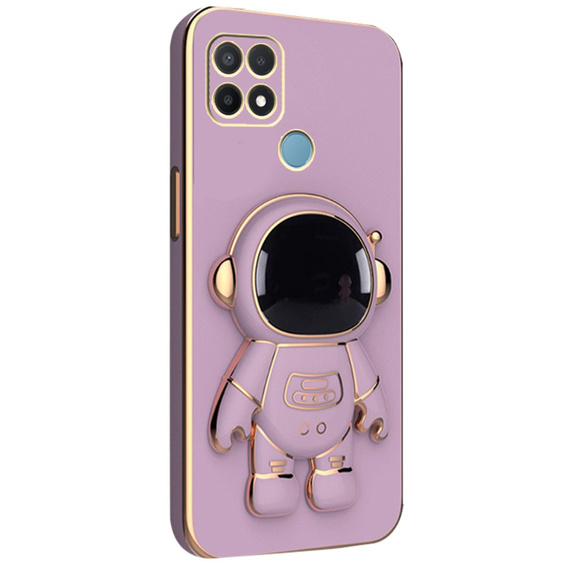 Obal na mobil pre Oppo A15/A15S, Astronaut, fialové