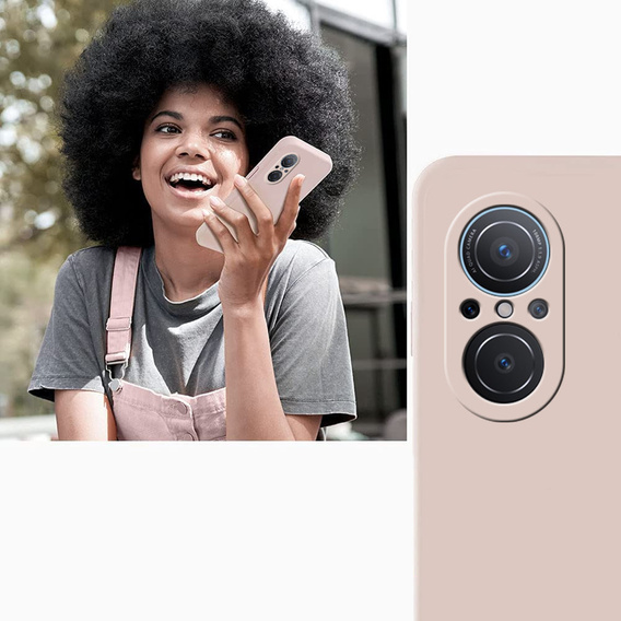 Obal na mobil pre Huawei Nova 9 SE, Silicone Lite, ružové