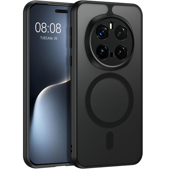 Puzdro pre Honor Magic 7 Pro, pre MagSafe, ERBORD Matt Case, čierny