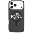 Karl Lagerfeld IML Glitter Karl & Choupette Sketch Logo MagSafe puzdro pre iPhone 17 Pro Max