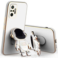 Obal na mobil pre Xiaomi Redmi Note 10 Pro, Astronaut, biele