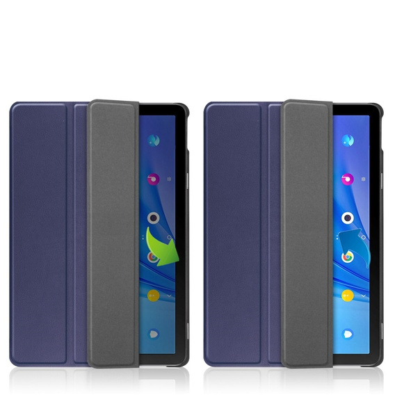 Puzdro pre TCL Tab 10s 9081X / TCL Tab 10s 9080G 2021, Smartcase, tmavomodré