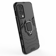 Obal na mobil pre OnePlus Nord 2 5G, Kickstand Ring, čierne