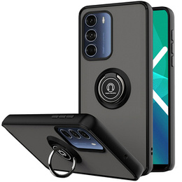 Puzdro pre Motorola Moto G200 5G, Frosted Ring, modré