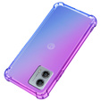 Puzdro pre Motorola Moto G73 5G, Gradient Dropproof, Fialová / modrá