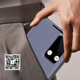 Flipové puzdro pre Samsung Galaxy S25 Edge, Smart View Wallet, fialové