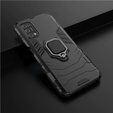 Obal na mobil pre Realme 7 5G, Kickstand Ring, čierne