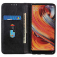 Flipové puzdro pre Xiaomi Poco F6 Pro, Split Leather, čierne