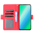 Klapkové puzdro pre Oppo A98 5G, Card Slot, červené