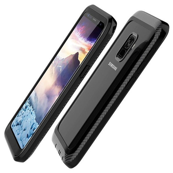 Puzdro pre Samsung Galaxy S9, Shockproof, s fóliou, modré
