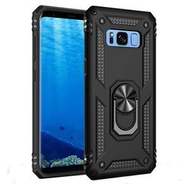 Pancierované obal na mobil pre Samsung Galaxy S8, Nox Case Ring, čierne