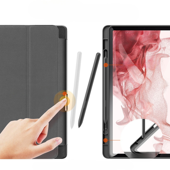 Puzdro pre Samsung Galaxy Tab S9 11", Dux Ducis Domo, čierne