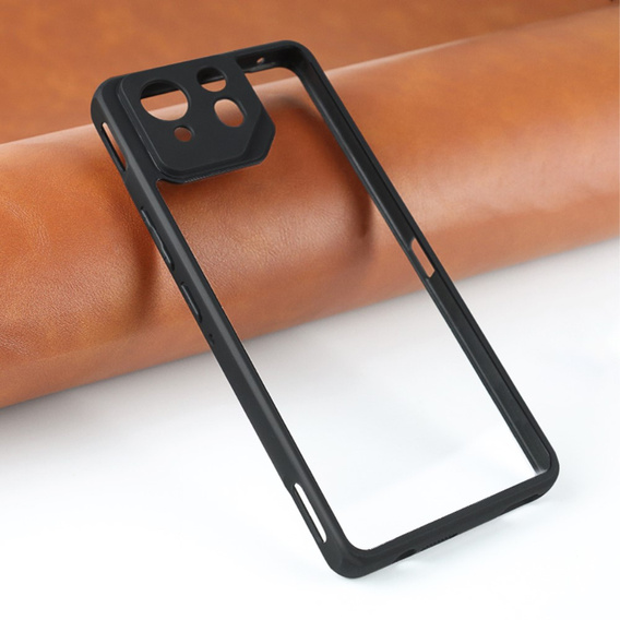 Puzdro pre ASUS ROG Phone 8 Pro, Fusion Hybrid, s ochranou fotoaparátu, transparentné / čierne