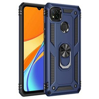 Pancierované obal na mobil pre Xiaomi Redmi 9C, Nox Case Ring, tmavomodré