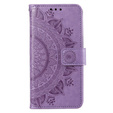 Klapkové puzdro pre Oppo A17, Mandala, fialové