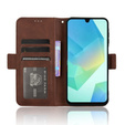 Klapkové puzdro pre Samsung Galaxy A16, Card Slot, hnedé