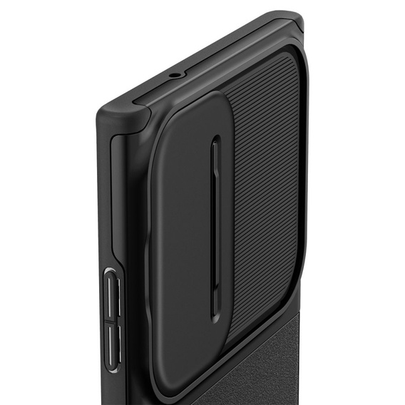 Spigen Optik Armor čierne puzdro pre Samsung Galaxy S23 Ultra