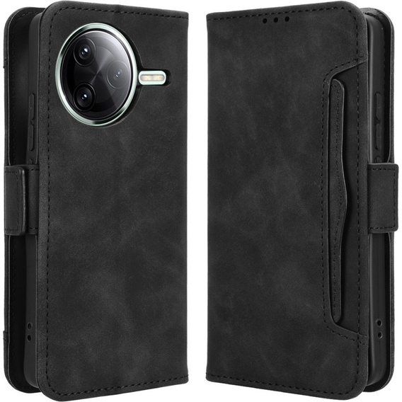 Klapkové puzdro pre Xiaomi Poco F7 Pro, Card Slot, čierne