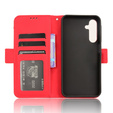 Klapkové puzdro pre Samsung Galaxy A25 5G, Card Slot, červené