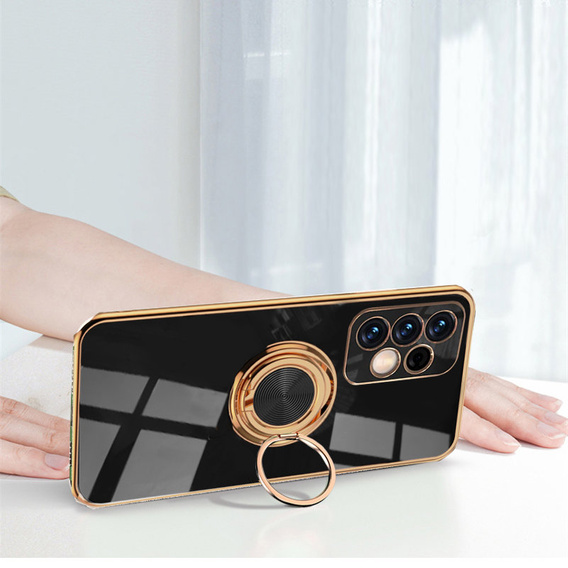 Obal na mobil pre Samsung Galaxy A13 4G, Electro Ring, čierne