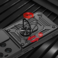 Obal na mobil pre Motorola Moto G86 5G, CamShield Slide, čierne