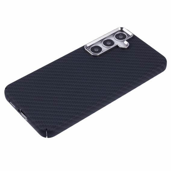 Puzdro pre Samsung Galaxy S25, Carbon Fiber MagSafe, čierne