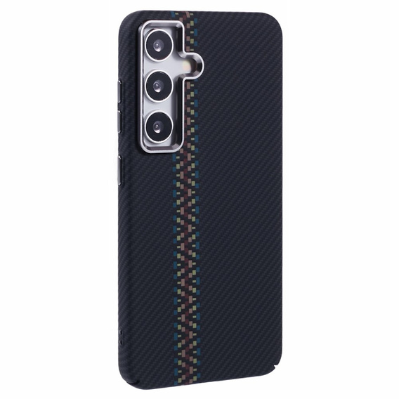 Puzdro pre Samsung S25, Carbon Fiber MagSafe, čierne