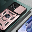 Obal na mobil pre Motorola Moto G13 / G23, CamShield Slide, ružové rose gold