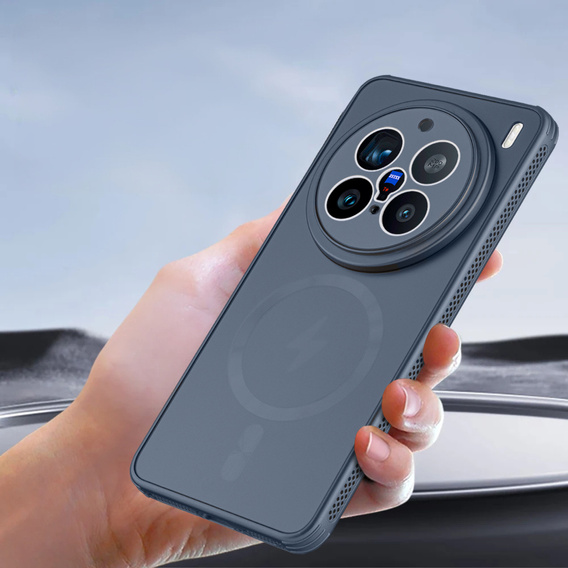 Puzdro pre Vivo X200 Pro 5G, MagSafe, tmavomodré