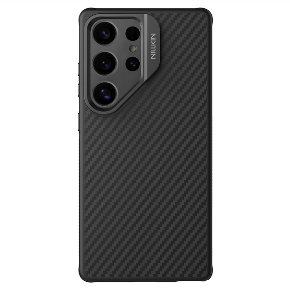 Puzdro pre Samsung Galaxy S25 Ultra, pancierované Nillkin, Carboprof Case, pre Magsafe, čierne
